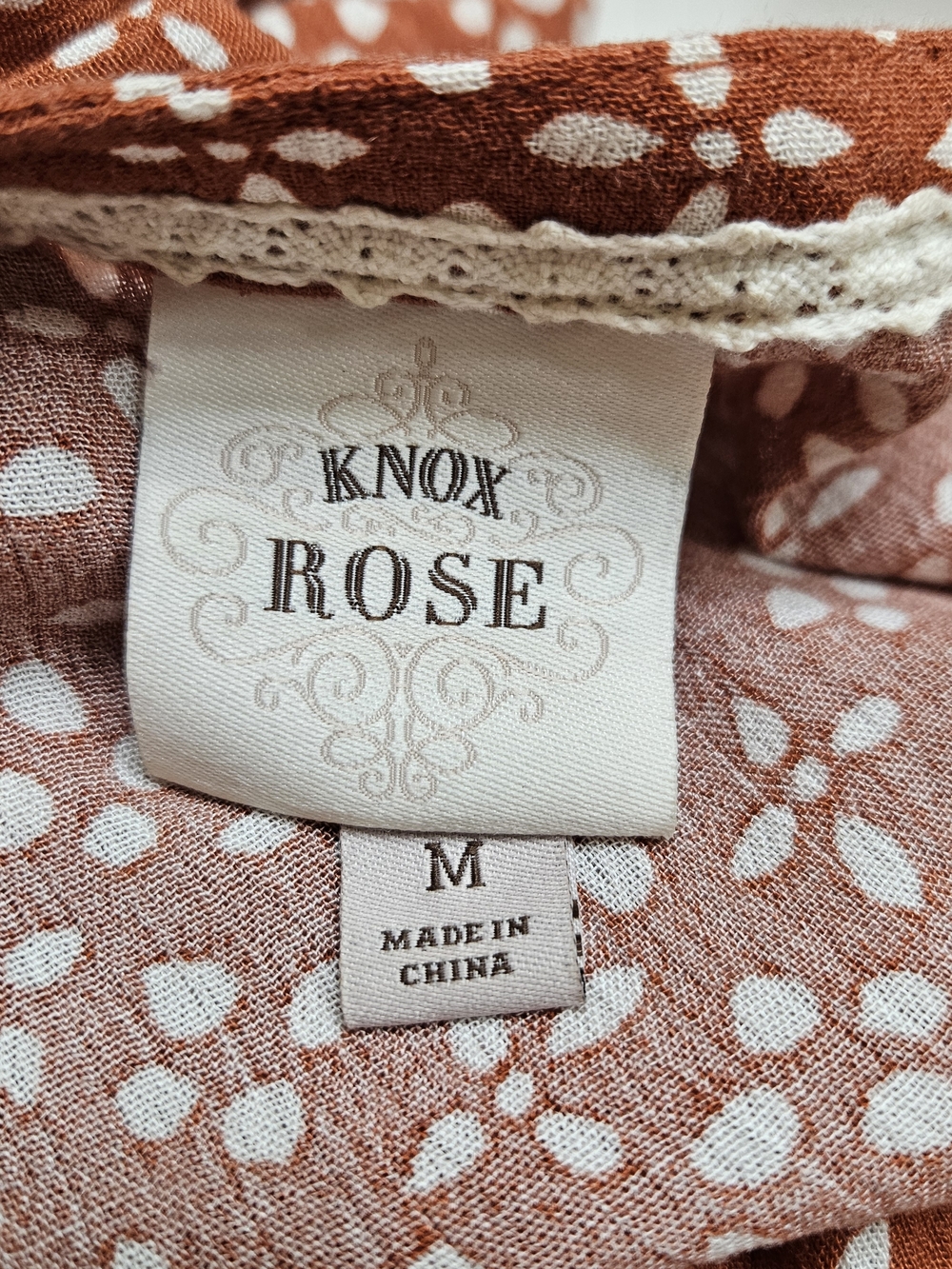 Knox Rose Boho Peasant Dress – Size Medium - Picture 12 of 12